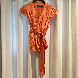 I.N.C. Silk Tie-around Blouse
